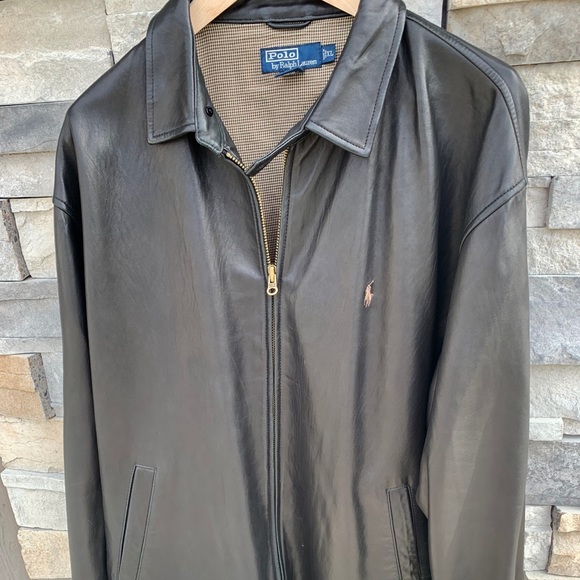 mens black ralph lauren jacket
